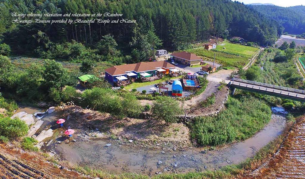 Rainbow Hwangto Pension Pyeongchang Esterno foto