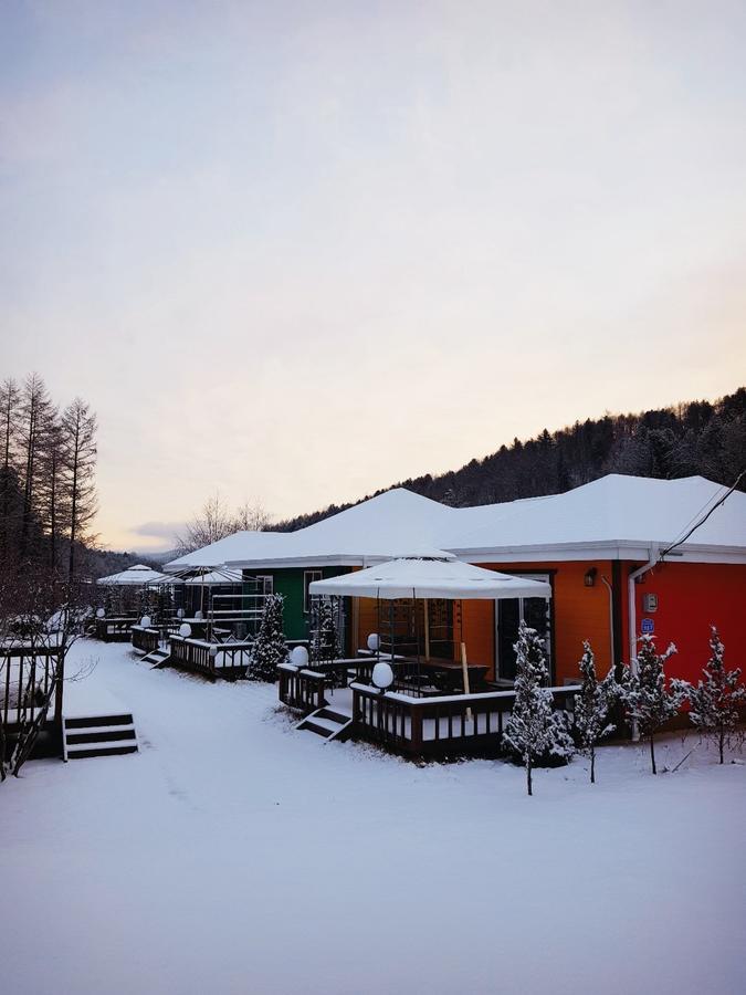 Rainbow Hwangto Pension Pyeongchang Esterno foto